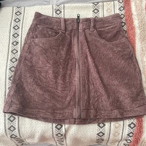 american eagle womens velvet skirt